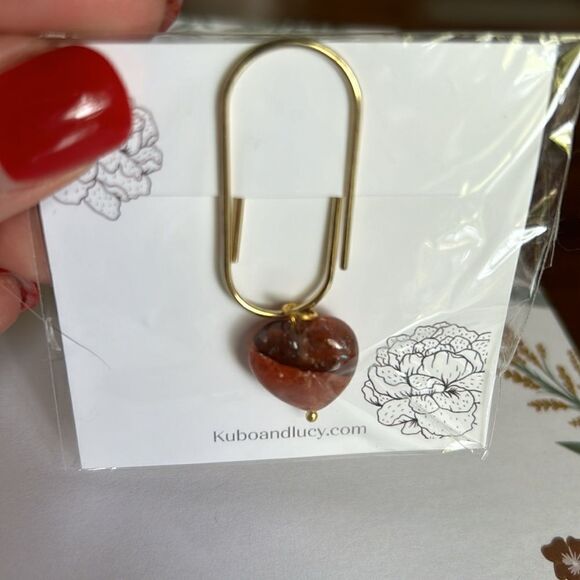 Daily planner notepad plus charm pin and notepad flower print Jess paper Co NwT - Picture 8 of 10